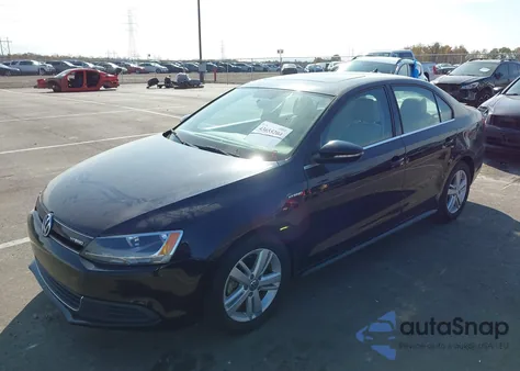 2013 Volkswagen Jetta Hybrid Sel из США, поврежденный, VIN 3VW637AJ6DM278791